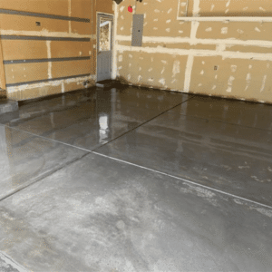 Finished Concrete Garage Floor